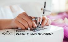 What causes carpal tunnel syndrome?