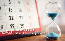When and how long to wear a bunion corrector?