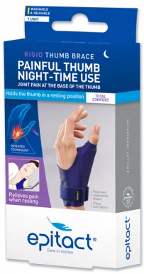 Thumb brace for arthritis, night support thumb splint