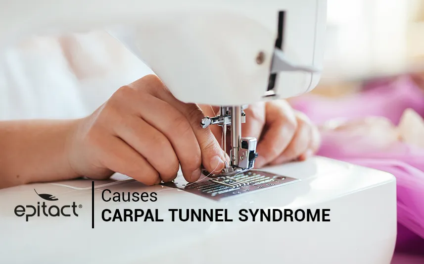 What causes carpal tunnel syndrome?