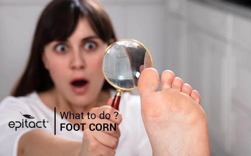 What is a corn on foot?